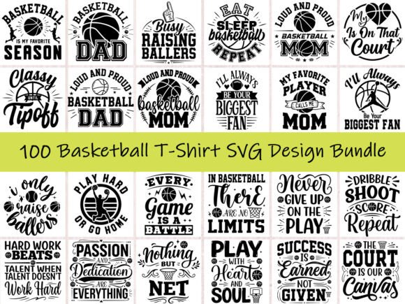 Basketball T-Shirt SVG Design Bundle Review for Real Projects