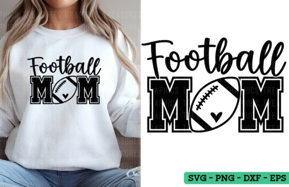 Football Mom SVG PNG Design: A Versatile Graphic for T-Shirt and Content Publishing