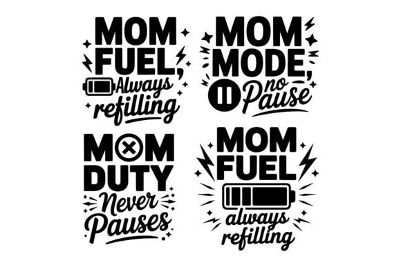 Funny Mom Quotes SVG Bundle – Bold Graphics for T-Shirt Designs
