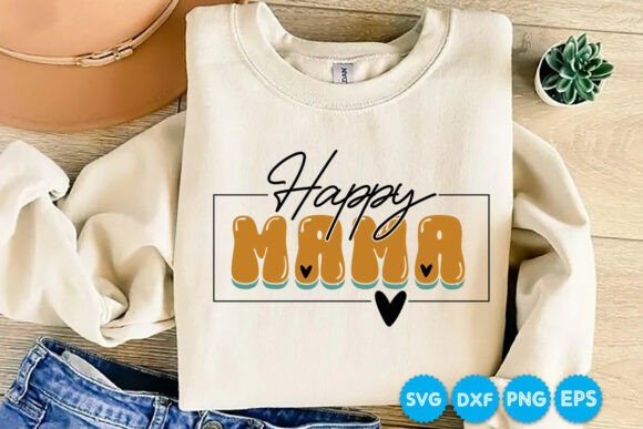 Happy Mama Quotes Retro Svg Design Review for Real Embroidery Projects