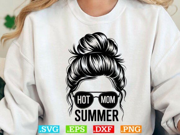 Hot Mom Summer SVG PNG, Vacay Vibes Svg: A Vibrant Design Asset for T-Shirt Designs and Marketing Campaigns