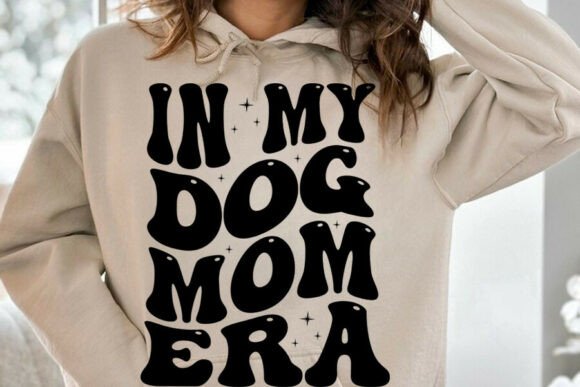 In My Dog Mom Era SVG: A Retro Graphic for Handmade Creations