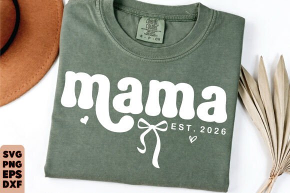 Mama Bow SVG: A Versatile Graphic Design Asset for T-Shirt and Merch Projects