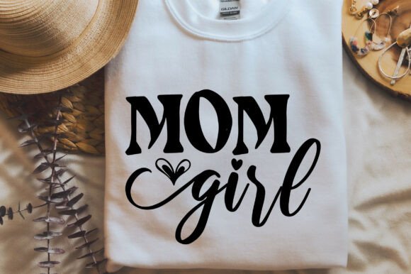 Mom Girls SVG PNG – Empowering Graphics for T-Shirt Designs