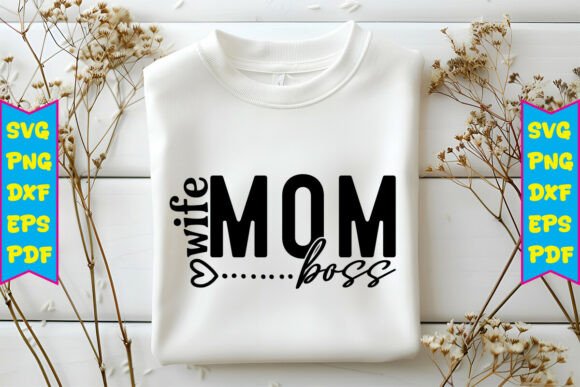 Mom Wife Boss Svg Design Review for Real Embroidery Projects