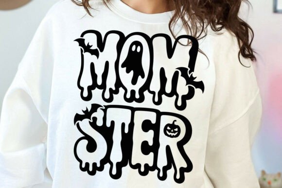 Momster SVG Halloween Design for T-Shirt Graphics
