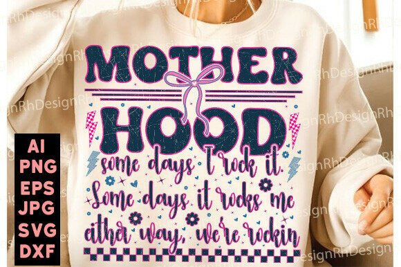 Mother Hood Png for T-Shirt Designs and More: A Versatile Graphic Asset