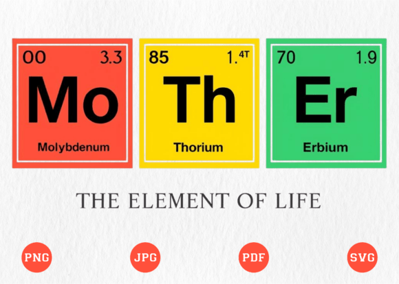 Mother the Element of Life SVG: A Must-Have Graphic for T-Shirt Designs