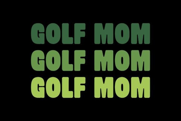 Retro Golf Mom SVG Design for Small Business Branding