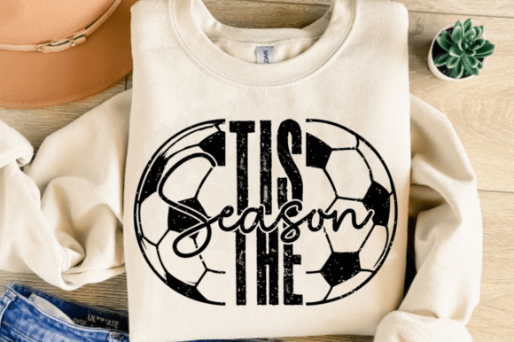 Retro Soccer Svg, Tis the Season Soccer