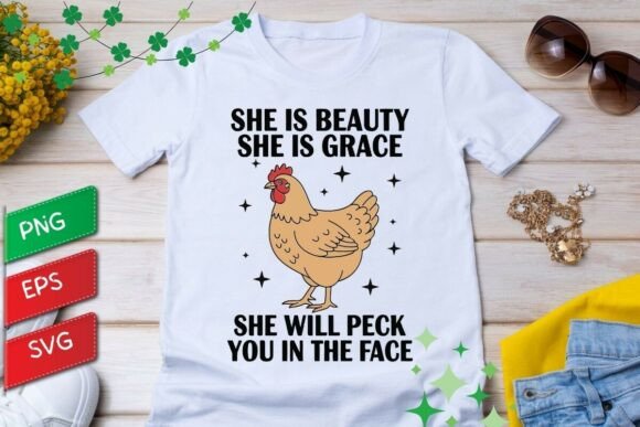 She Is Beauty She Is Grace She Will Peck Graphics